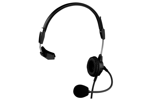 Telex PH-88 Light Weight Single Sided Headset with Flexible Dynamic Boom Mic, with A4F connector