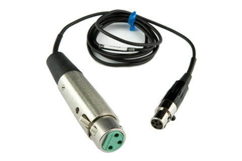 Lectrosonics MC35 Line level Input adapter cable TA5F to XLR