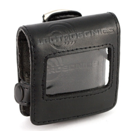 Leather pouch for SM dual-battery transmitters