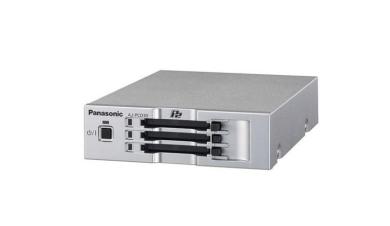 Panasonic AJ-PCD30P P2 drive with USB 3 and 3 card slots